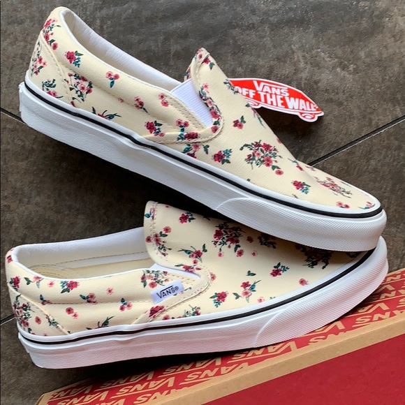 VANS CLASSIC SLIP ON DITSY FLORAL Clwhttrwht WMNS - Picture 14 of 16